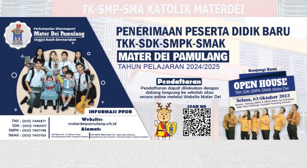 SMPK Mater Dei – Unggul – Kasih – Bermartabat